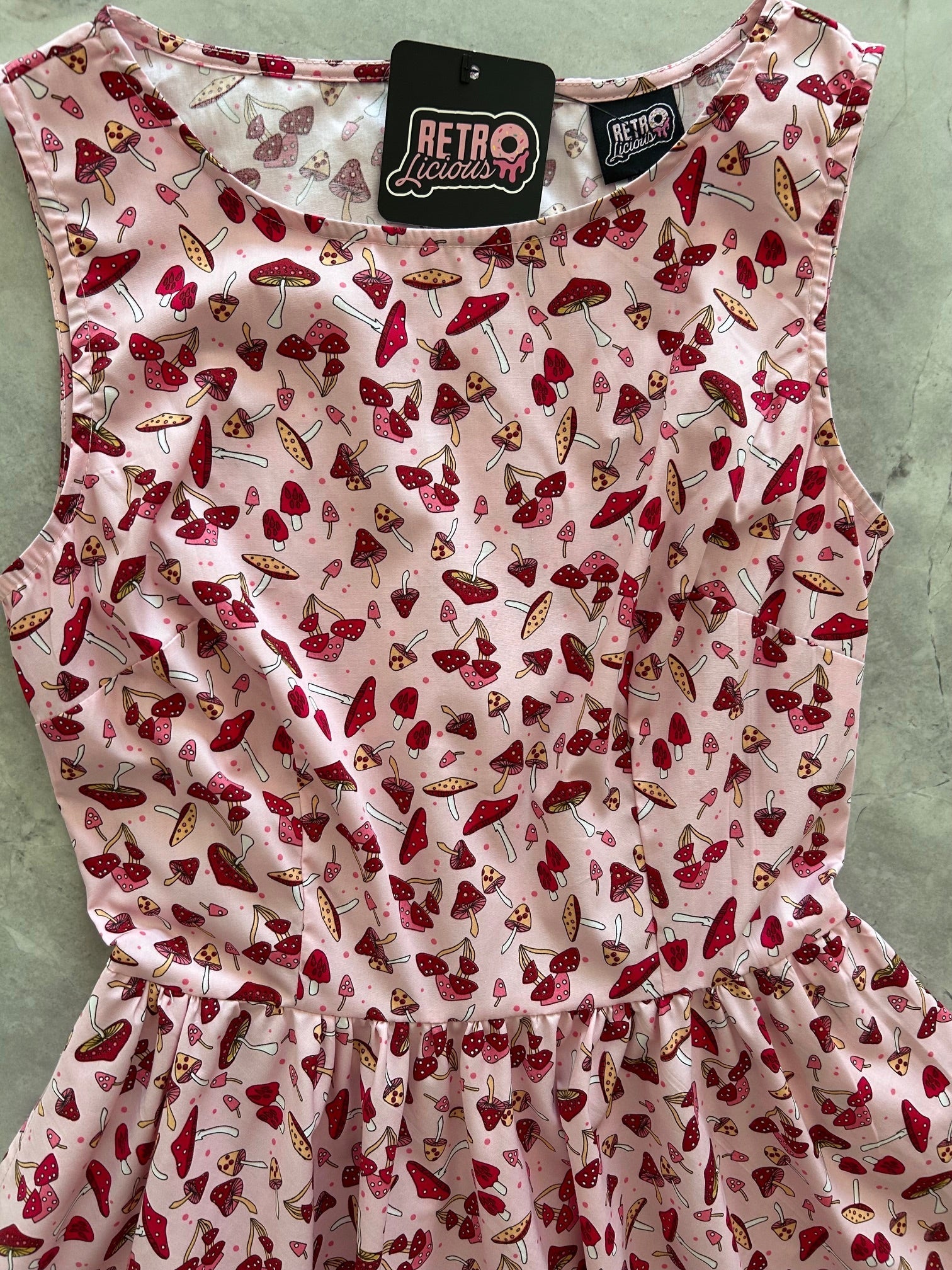 Toadstool Vintage Dress Retrolicious