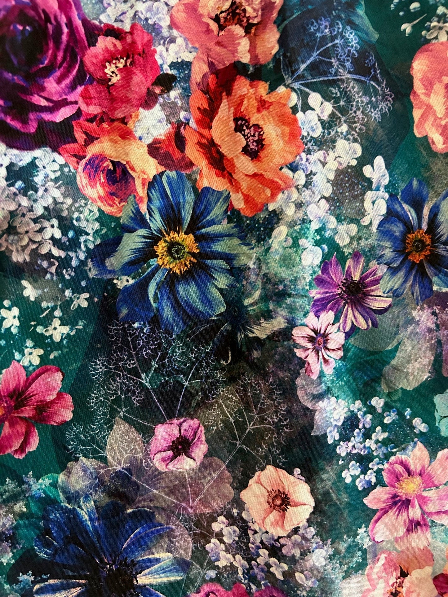 Moody Floral Vintage Dress Retrolicious