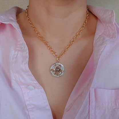 Bold And Antique Bee Chain Necklace Shop Style & More | Fresh Looks, Everyday Deals & Free Shipping