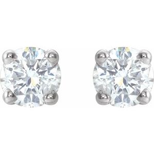 14K White 1/6 CTW Natural Diamond Earrings Ethereal Legacy Boutiques