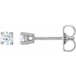 Platinum 1/4 CTW Natural Diamond Earrings Ethereal Legacy Boutiques