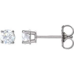 14K White 1/2 CTW Natural Diamond Earrings Ethereal Legacy Boutiques