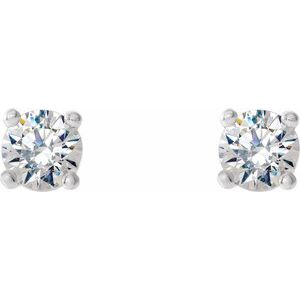 14K White 1/3 CTW Natural Diamond Cocktail-Style Earrings Ethereal Legacy Boutiques