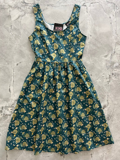 Beehive Fit & Flare Dress Retrolicious
