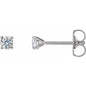 14K White 1/8 CTW Lab-Grown Diamond Stud Earrings Ethereal Legacy Boutiques