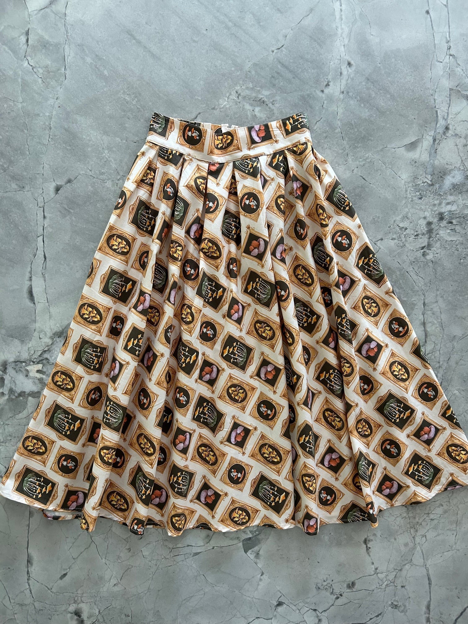 Mushrooms Doris Skirt Retrolicious