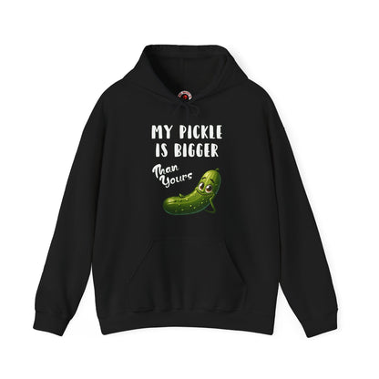 My Pickle Is Bigger Than Yours Hooded Sweatshirt The Devil's Pickle