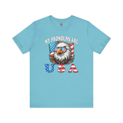My Pronouns Are U.S.A T-Shirt The Devil's Pickle