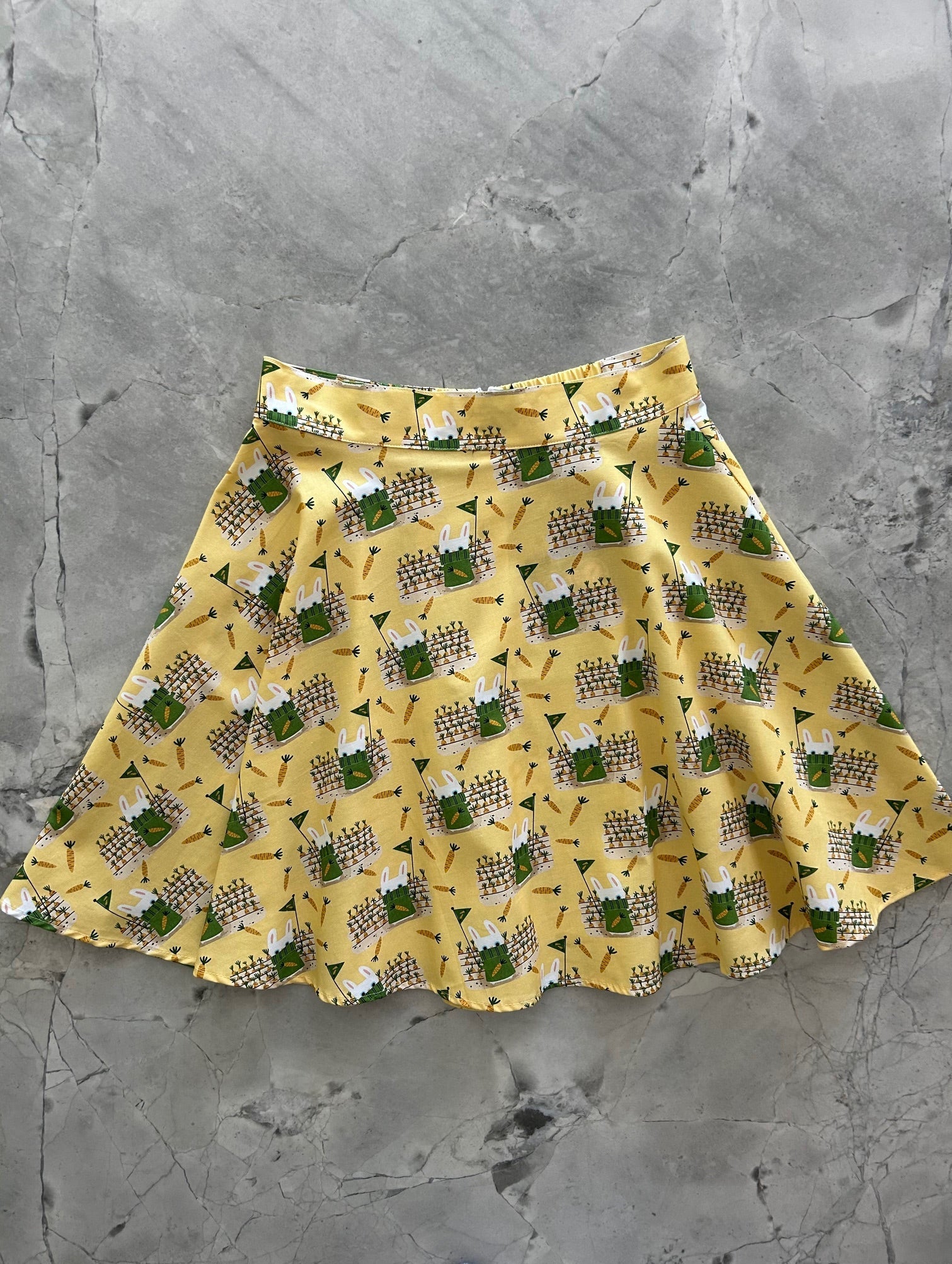 Garden Bunny Skater Skirt Retrolicious