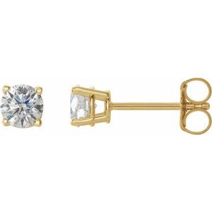 14K Yellow 1/2 CTW Natural Diamond Earrings Ethereal Legacy Boutiques
