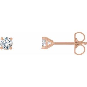 14K Rose 1/8 CTW Natural Diamond Cocktail-Style Earrings Ethereal Legacy Boutiques