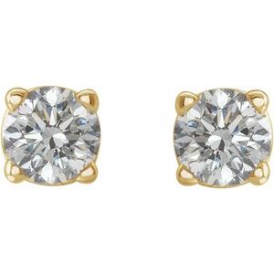 14K Yellow 1/5 CTW Natural Diamond Earrings Ethereal Legacy Boutiques
