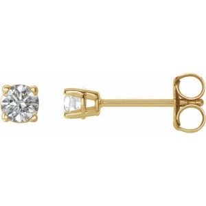 14K Yellow 1/5 CTW Natural Diamond Earrings Ethereal Legacy Boutiques