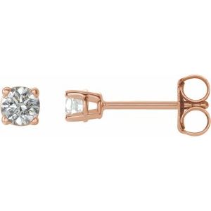 14K Rose 1/3 CTW Natural Diamond Earrings Ethereal Legacy Boutiques