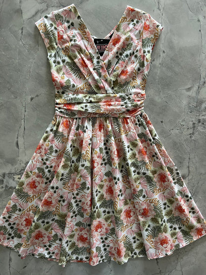 Pink Floral Greta Dress Retrolicious
