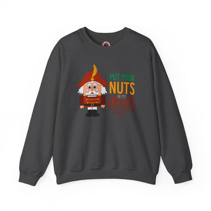 Put Your Nuts In My Mouth Crewneck Sweatshirt The Devil's Pickle