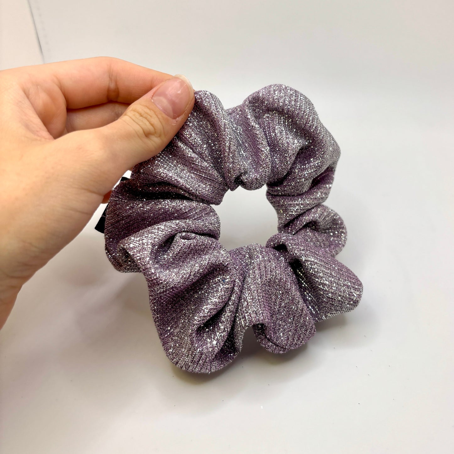 Mini Lavender Sparkle Scrunchie Enchanted Scrunch
