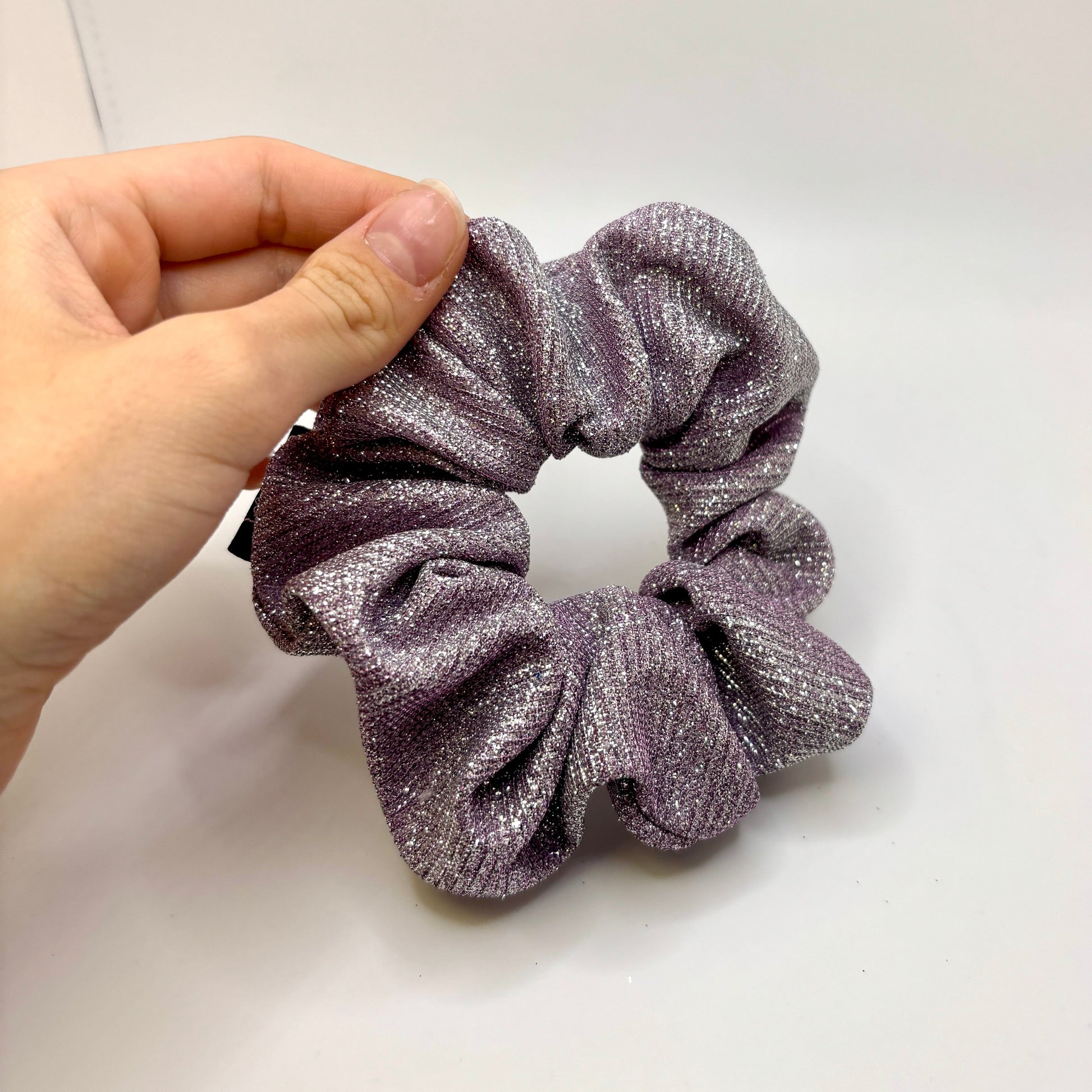Mini Lavender Sparkle Scrunchie Enchanted Scrunch
