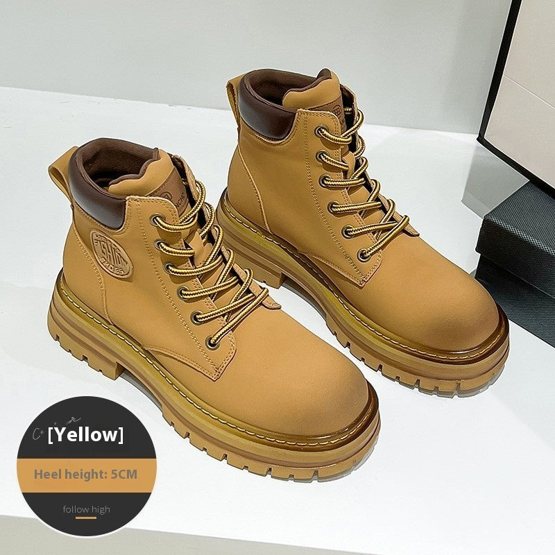 Women’s Genuine Leather Martin Boots FitiqueFit