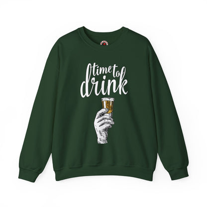 Time To Drink Crewneck Sweatshirt The Devil's Pickle