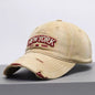 Embroidered Letter Denim Baseball Cap – Soft Crown FitiqueFit