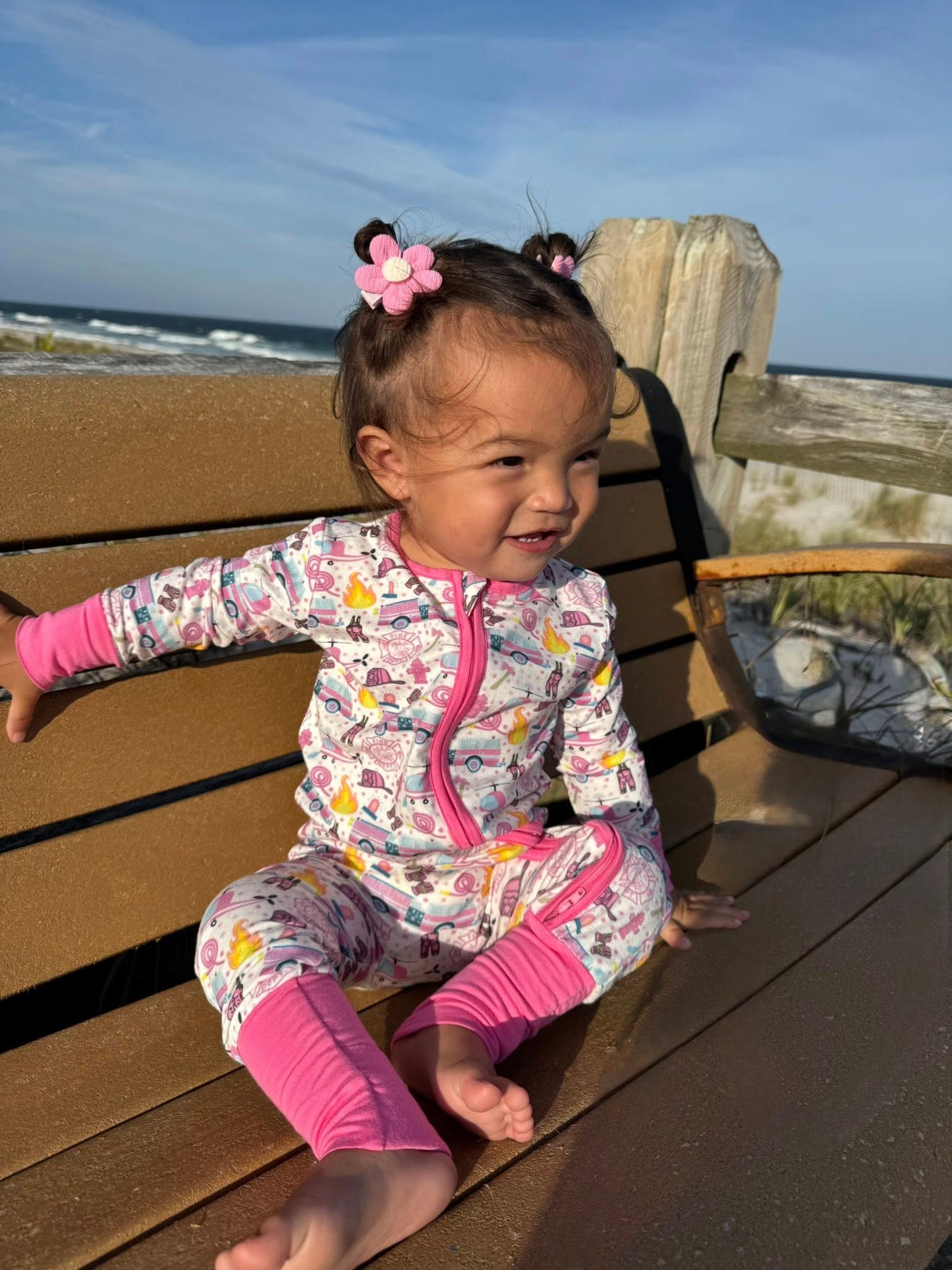 Bamboo Layette - Cute for a Cause - Pink Rescue Always In Bloom Clothing Co