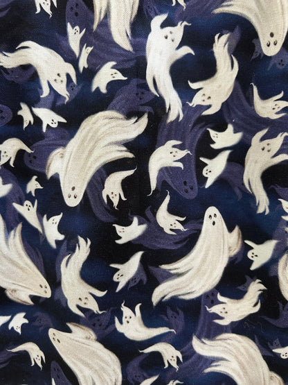 Flying Ghosts Shorter Length Fit & Flare Dress Retrolicious