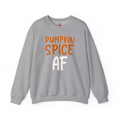 Pumpkin Spice AF Crewneck Sweatshirt The Devil's Pickle