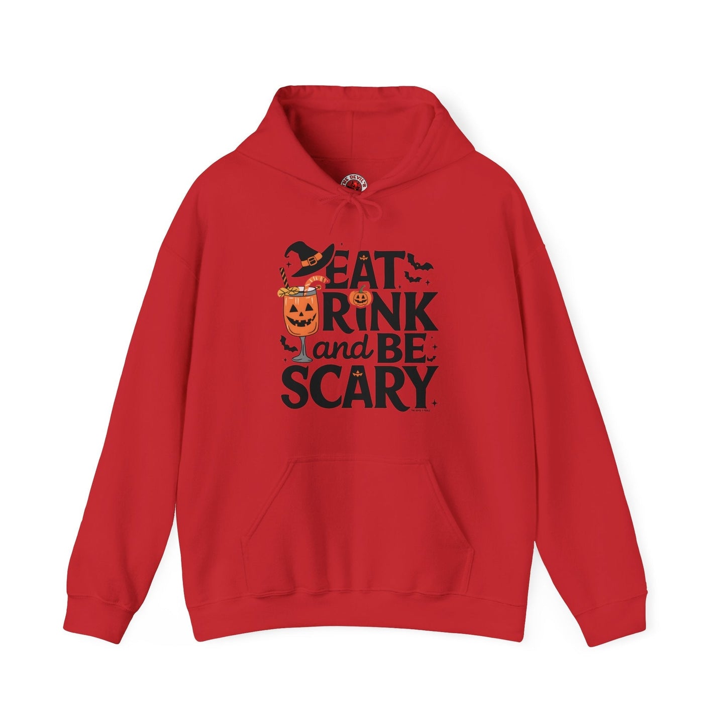 Eat Drink and Be Scary Hooded Sweatshirt The Devil's Pickle