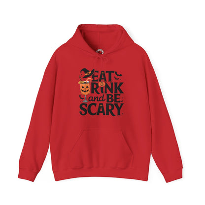 Eat Drink and Be Scary Hooded Sweatshirt The Devil's Pickle