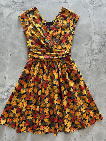 Leaves Greta Dress Retrolicious