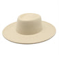 Ella Wide Brim Wool Jazz Hat – Stylish Felt Hat in 16 Colors Country in My Heart