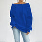 Plus Size Off Shoulder Pullover FitiqueFit
