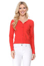Gem Button Crew Neck Long Sleeve Sweater Cardigan Shop Style & More | Fresh Looks, Everyday Deals & Free Shipping