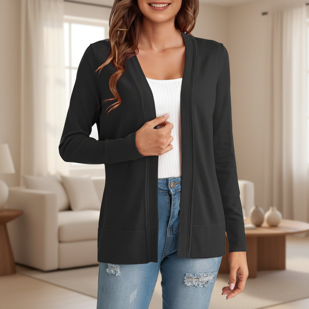 Women's Knitted Loose Cardigan Coat – 4 Colors S–XXL FitiqueFit