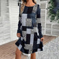Women's Round Neck Long Sleeve Dress FitiqueFit