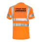 Four Languages - Reflective Safety T-Shirt Armed American Supply