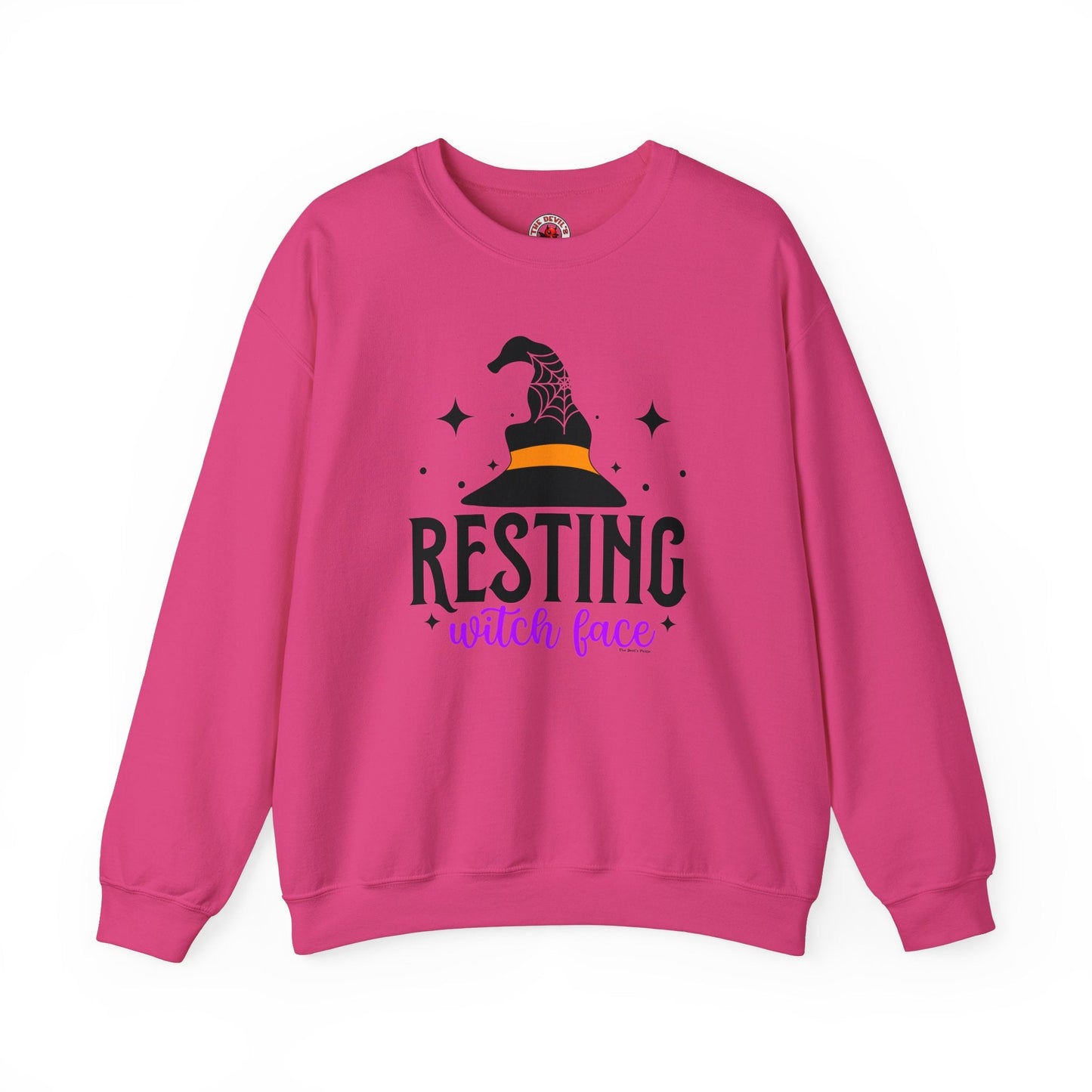 Resting Witch Face Crewneck Sweatshirt The Devil's Pickle