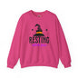 Resting Witch Face Crewneck Sweatshirt The Devil's Pickle