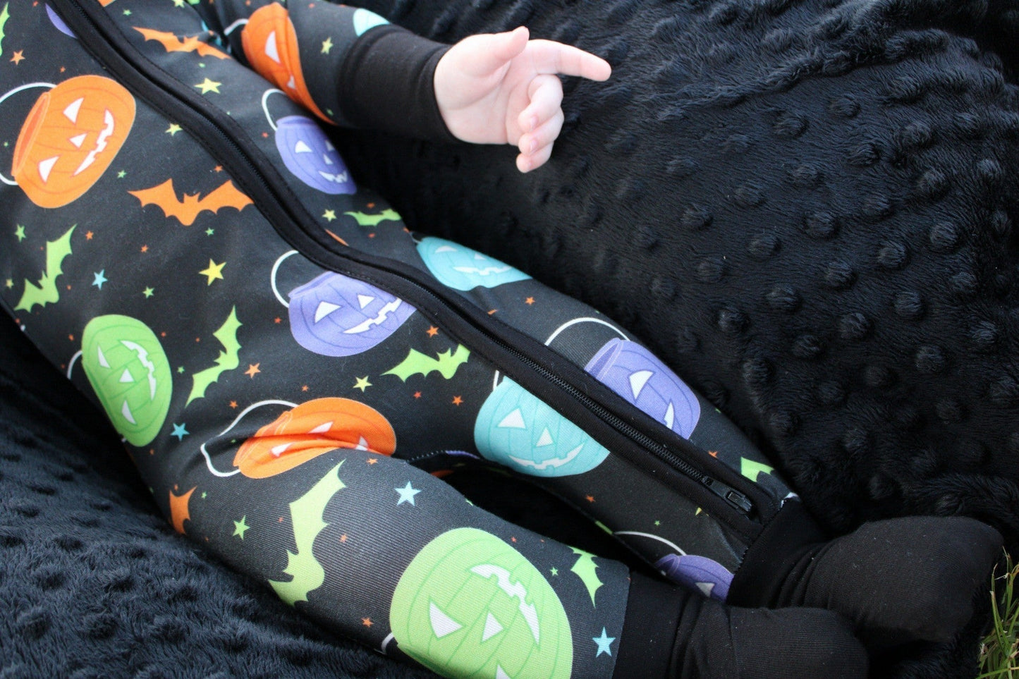 Bamboo Layette - Party Pumpkins - Pals Always In Bloom Clothing Co