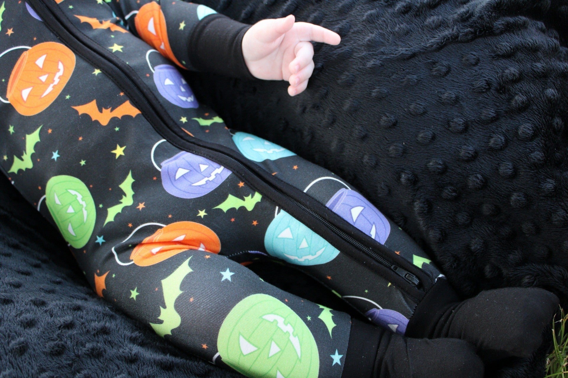 Bamboo Layette - Party Pumpkins - Pals Always In Bloom Clothing Co