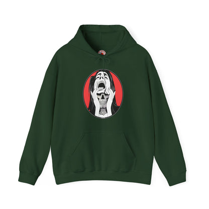 Skull Woman Hooded Sweatshirt The Devil's Pickle