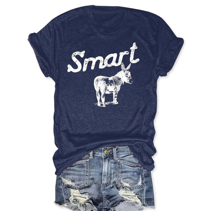 Women's Round Neck Short Sleeve T-Shirt - Casual Summer Top FitiqueFit