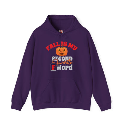 Fall Is My Second Favorite F Word Hooded Sweatshirt The Devil's Pickle