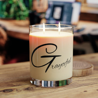 Grayceful Scented Candle - 11oz Full Glass Aromatherapy Candle for Relaxation and Mindfulness Grayceful LLC