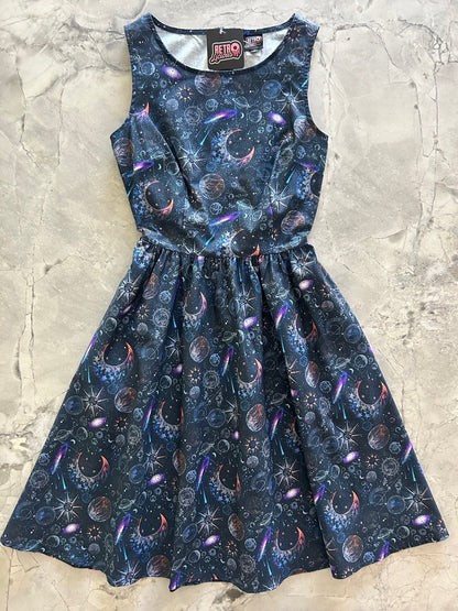Space Vintage Dress Retrolicious