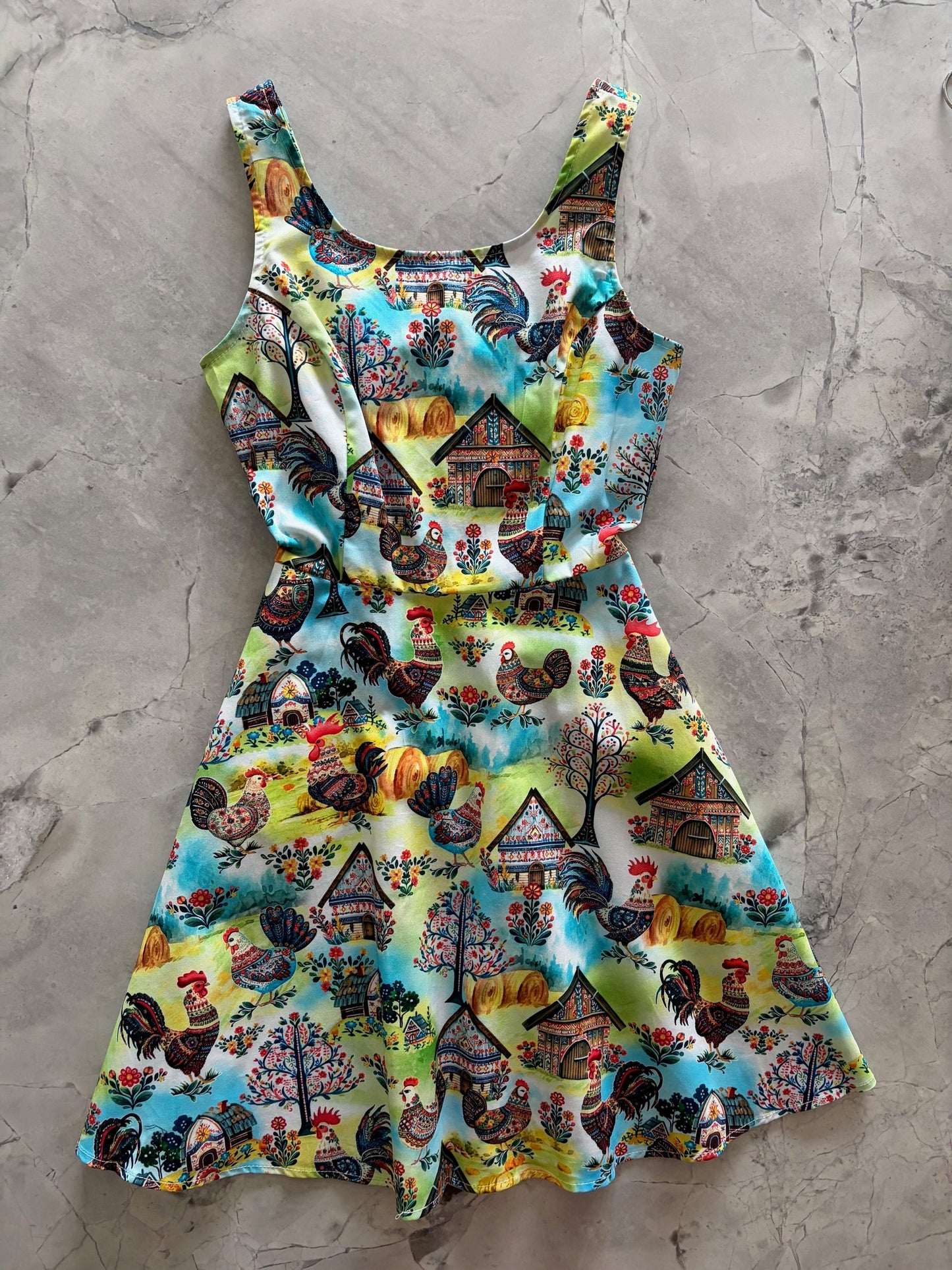 Farm Skater Dress Retrolicious
