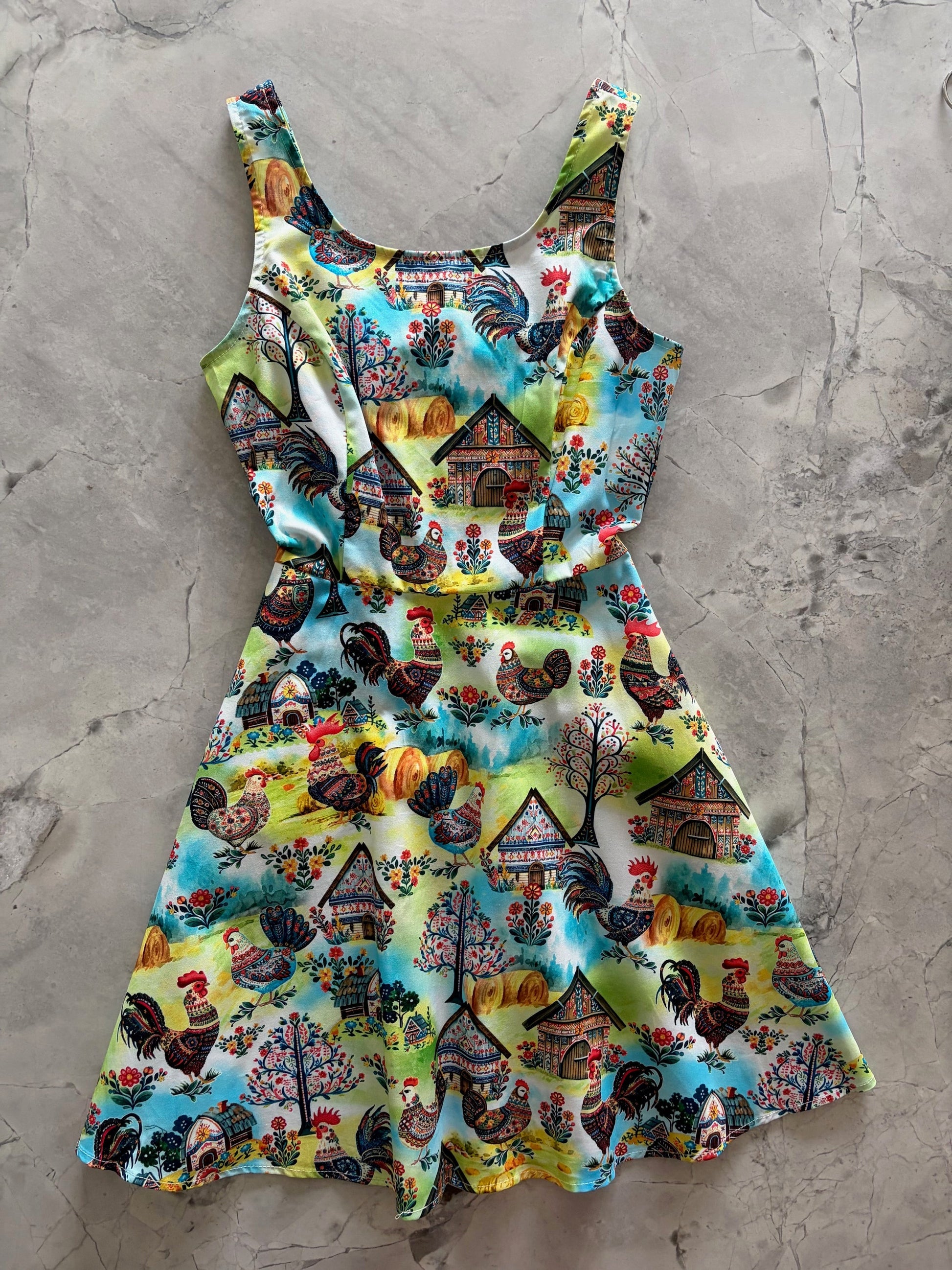Farm Skater Dress Retrolicious
