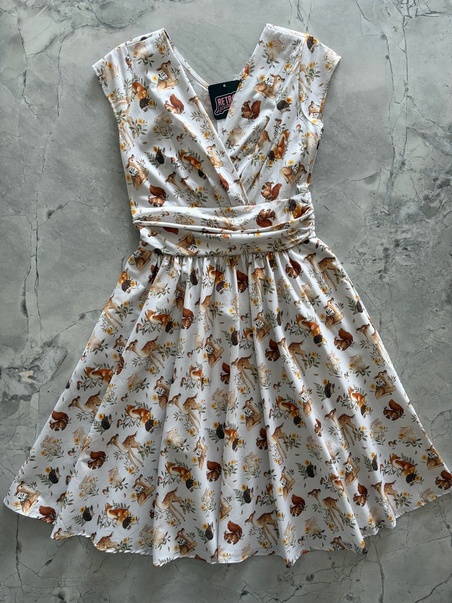 Woodland Animals Greta Dress Retrolicious
