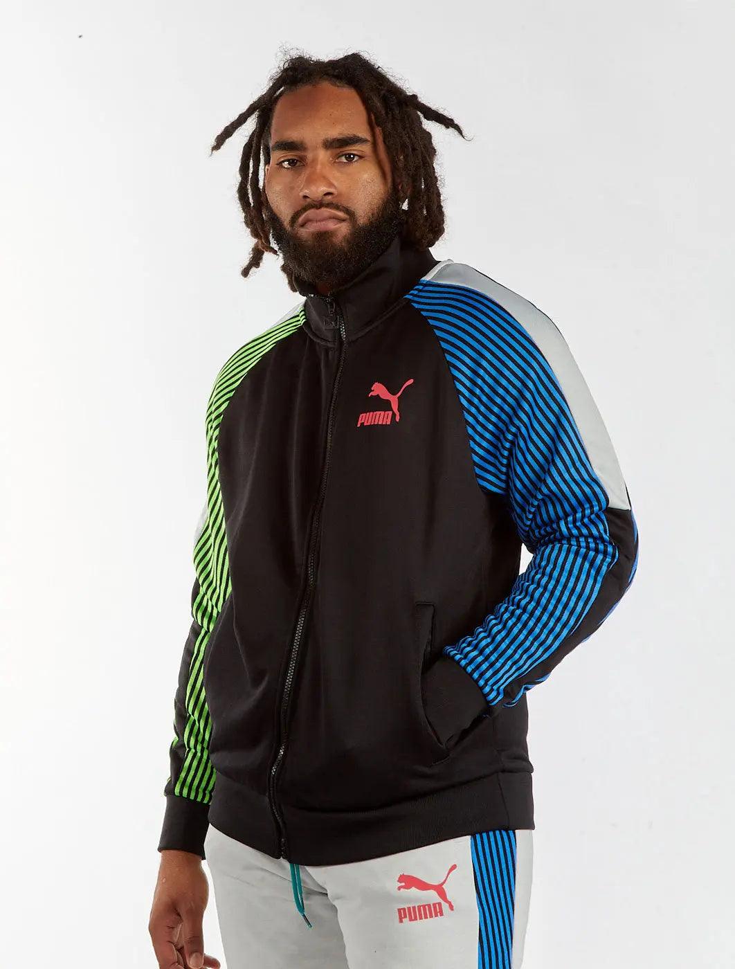 Puma Dazed T7 Track Jacket Denim Exchange
